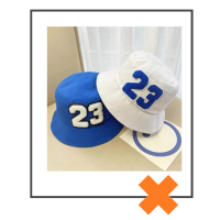 Limited Edition Bucket hat 23 blauw